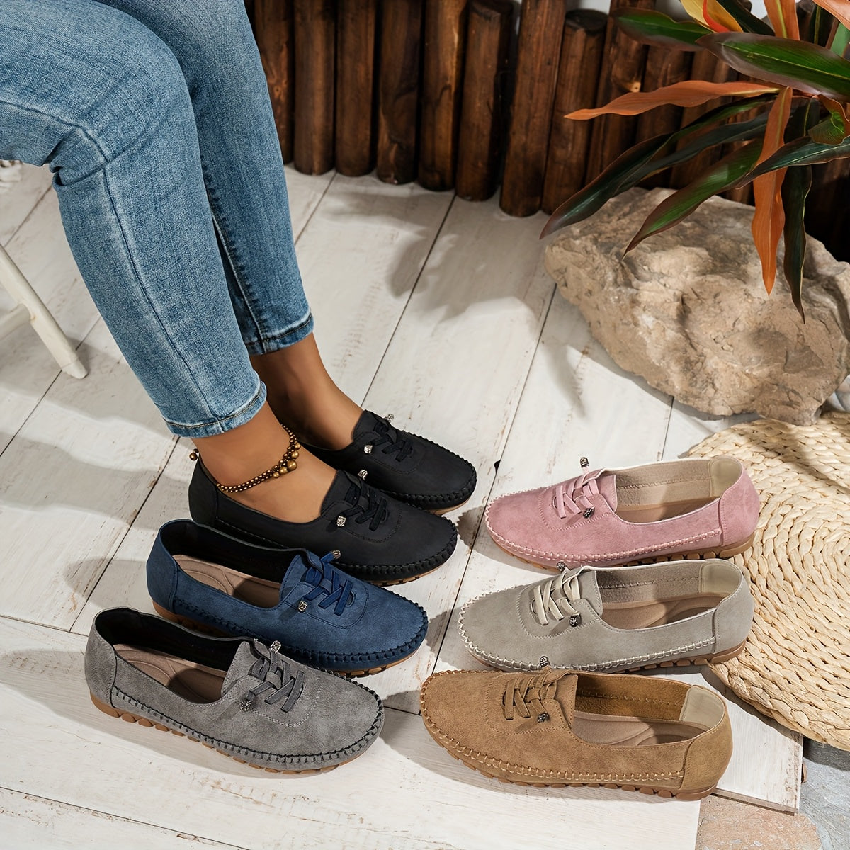 Selenia™ – Mocasín ortopédico con soporte completo para pies sensibles